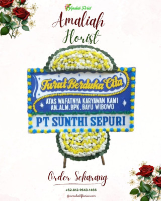 Papan Bunga Duka di Way Gubak