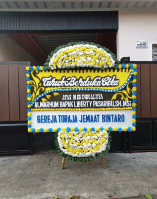 Papan Bunga Duka di Way Gubak