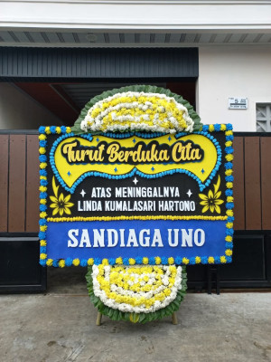 Papan Bunga Duka di Way Gubak